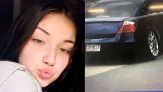 Teyanna Cuocolo was seen getting into this car on Tuesday, June 15, 2021, the day she went missing, police said.