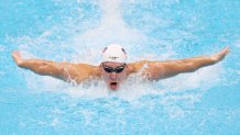 Chase Kalisz of Team USA competes in heat three of the Men's 400m Individual Medley at the Tokyo 2020 Olympic Games at Tokyo Aquatics Centre on July 24, 2021, Japan.