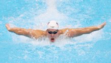 Chase Kalisz of Team USA competes in heat three of the Men's 400m Individual Medley at the Tokyo 2020 Olympic Games at Tokyo Aquatics Centre on July 24, 2021, Japan.