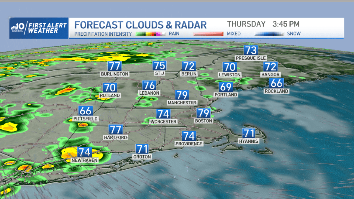 Severe Storms Possible Thursday Night Into Friday Morning – NBC Boston