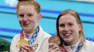 Lydia Jacoby and Lilly King