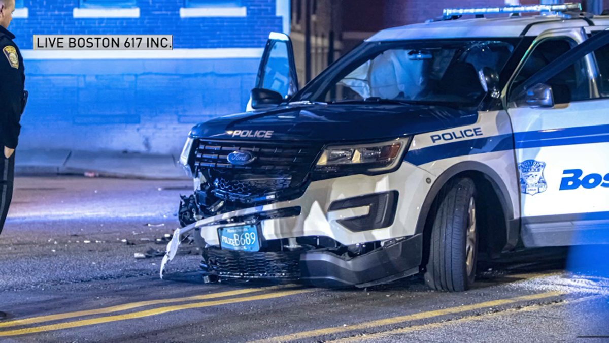 Boston Police Officer Hurt in Suspected Drunken Driving Crash – NBC Boston