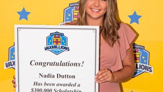 VaxMillions scholarship winner Nadia Dutton