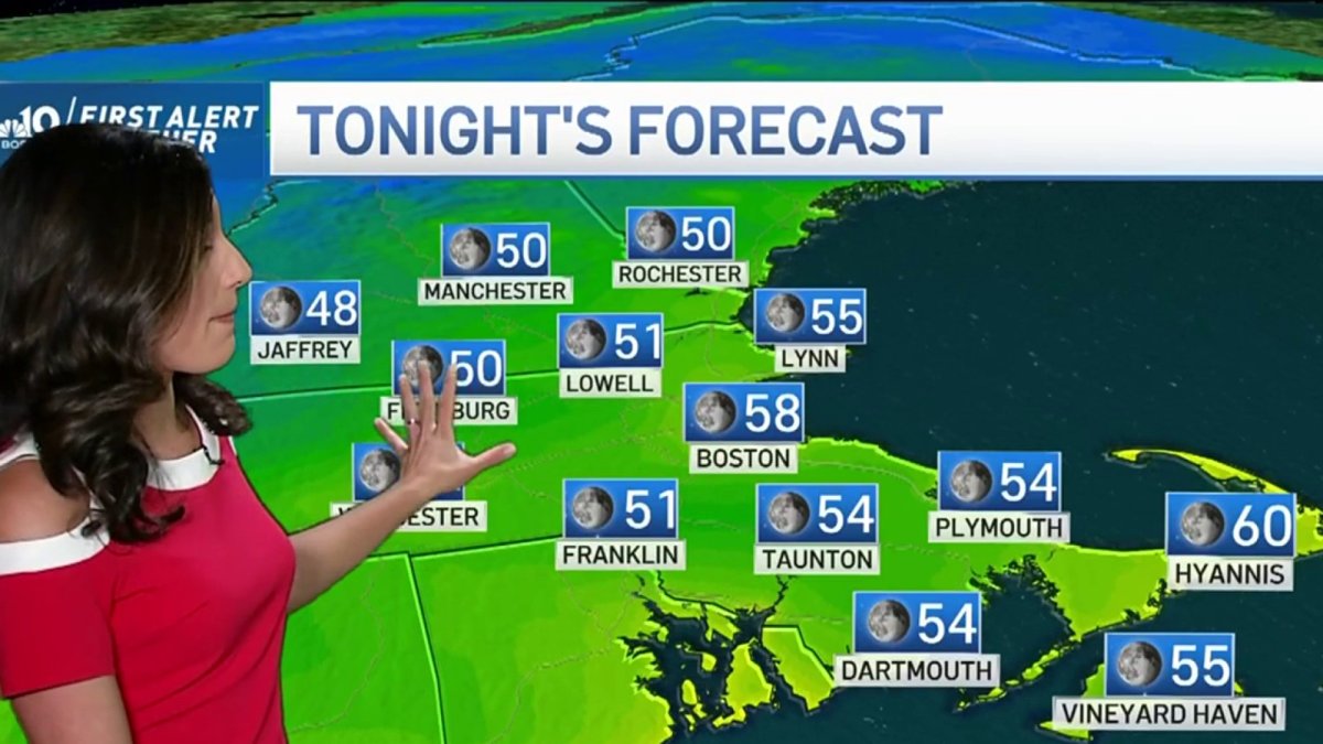 Forecast: Week Starts With Beautiful Stretch of Weather – NBC Boston