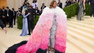 Serena Williams attends The 2021 Met Gala Celebrating In America: A Lexicon Of Fashion at Metropolitan Museum of Art on September 13, 2021, in New York City.