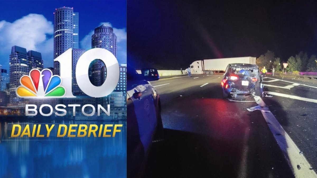 State Trooper Hurt When Tractor-Trailer Hits Cruiser – NBC Boston
