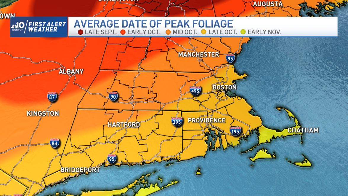 Fall Foliage 2021 New England Maps Peak Color Forecast And More Nbc