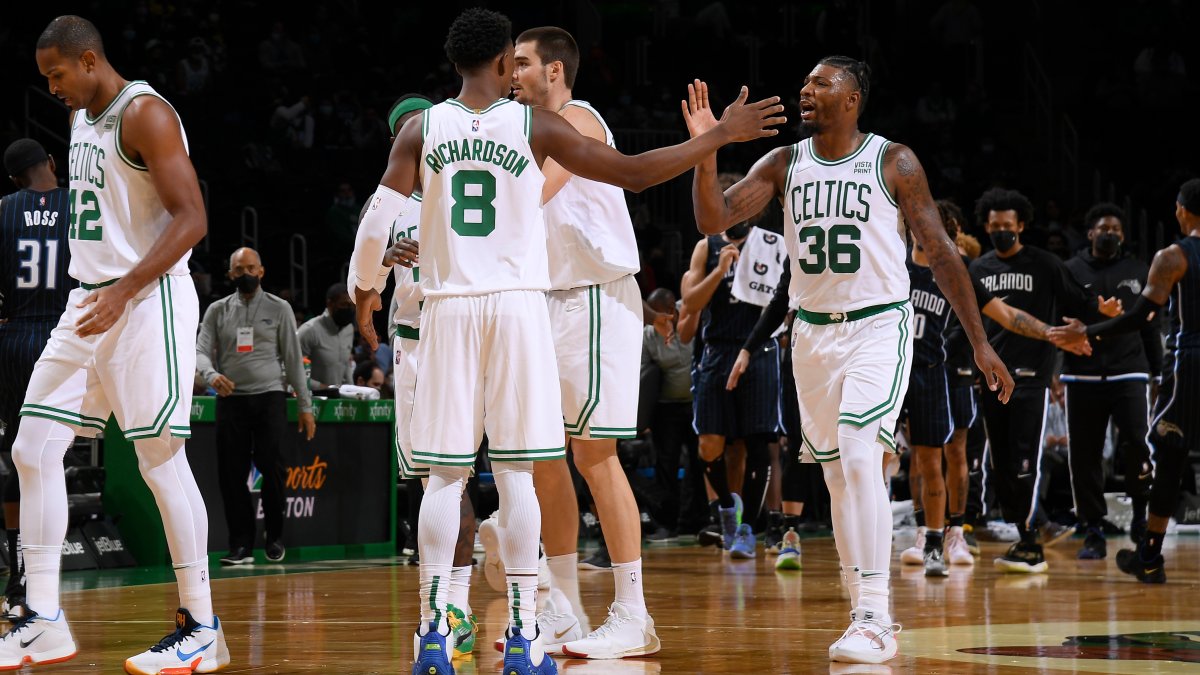 Who is under pressure to make the Boston Celtics' roster?