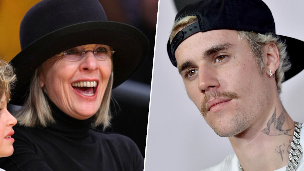 Diane Keaton Is Justin Bieber's Muse in Must-See Ghost Video Teaser