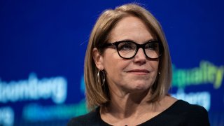 FILE - Journalist Katie Couric listens during the Bloomberg Business of Equality conference in New York, May 8, 2018.