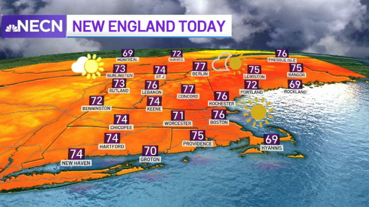 New England Forecast Another Day Wednesday NBC Boston