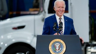 President Joe Biden speaks at Dakota County Technical College, in Rosemount, Minn., Tuesday, Nov. 30, 2021.