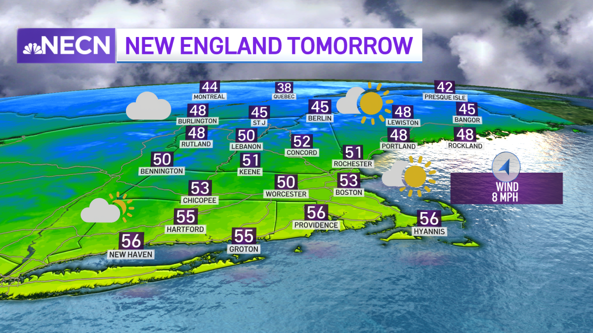 Clouds Kick In for Mostly Dry Sunday In New England – NBC Boston
