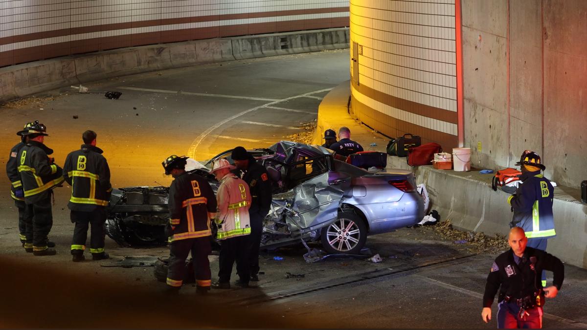 Sumner TunnelStorrow Drive Car Crash NBC Boston