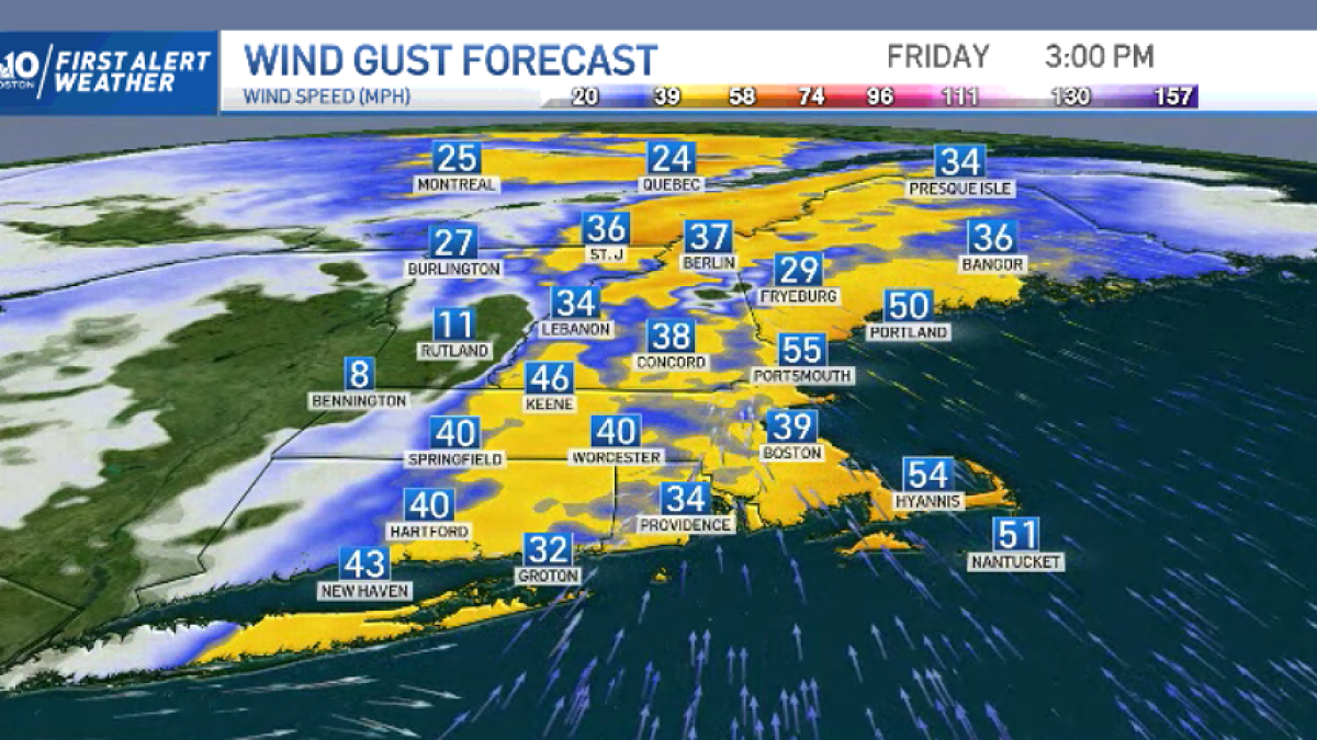 All Calm Before Friday Storm in New England – NBC Boston