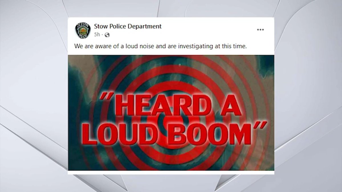 Stow MA Police Investigating Mysterious Boom NBC Boston