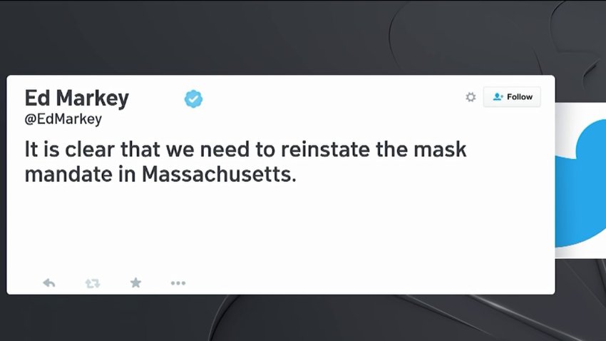 After Baker Issues Mask Advisory, Lawmakers Call on Governor to Take More Action