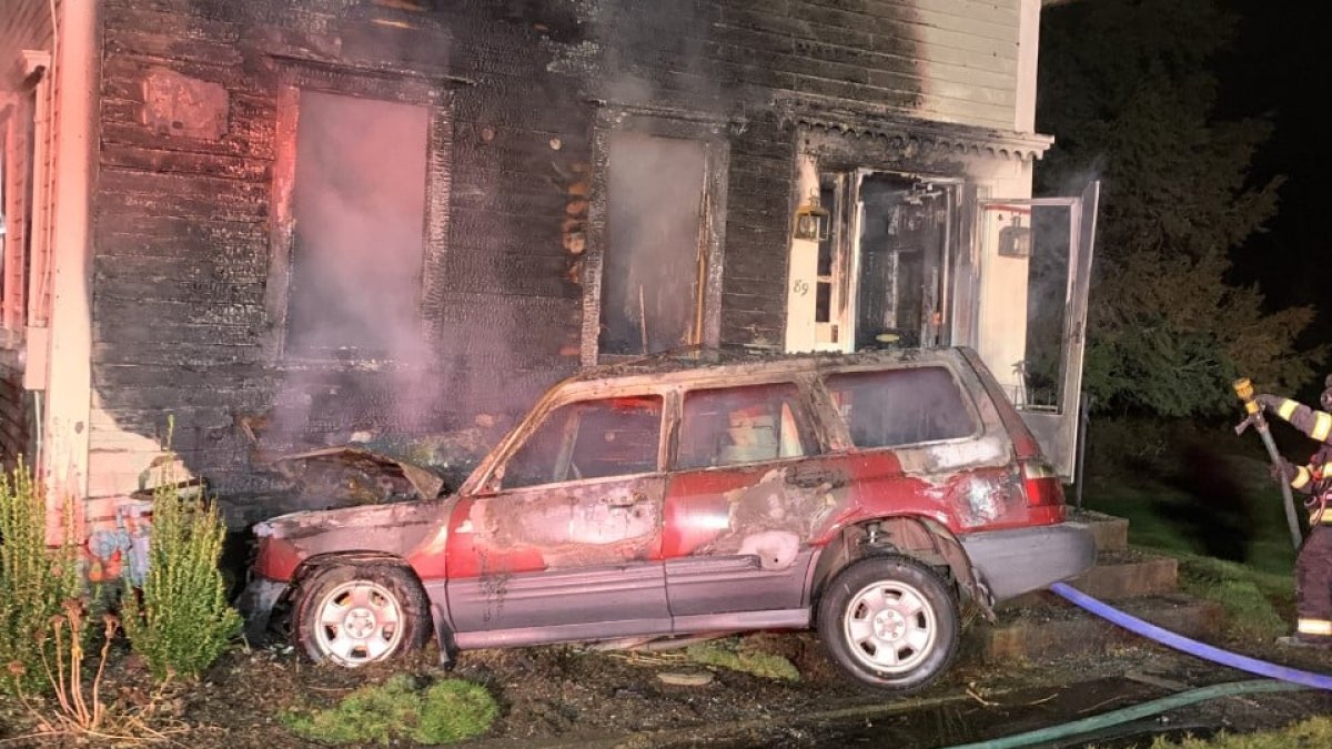 Fiery Southborough Crash Displaces Residents, Injures Two NBC Boston