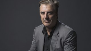 FILE - Chris Noth poses for a portrait during the Television Critics Association Summer Press Tour on July 26, 2017, in Beverly Hills, Calif. Noth will no longer be part of the CBS series “The Equalizer” in the wake of sexual assault allegations against the actor. Universal Television and CBS made a joint announcement Monday, Dec. 20, 2021, that Noth would no longer be part of filming “effective immediately.”