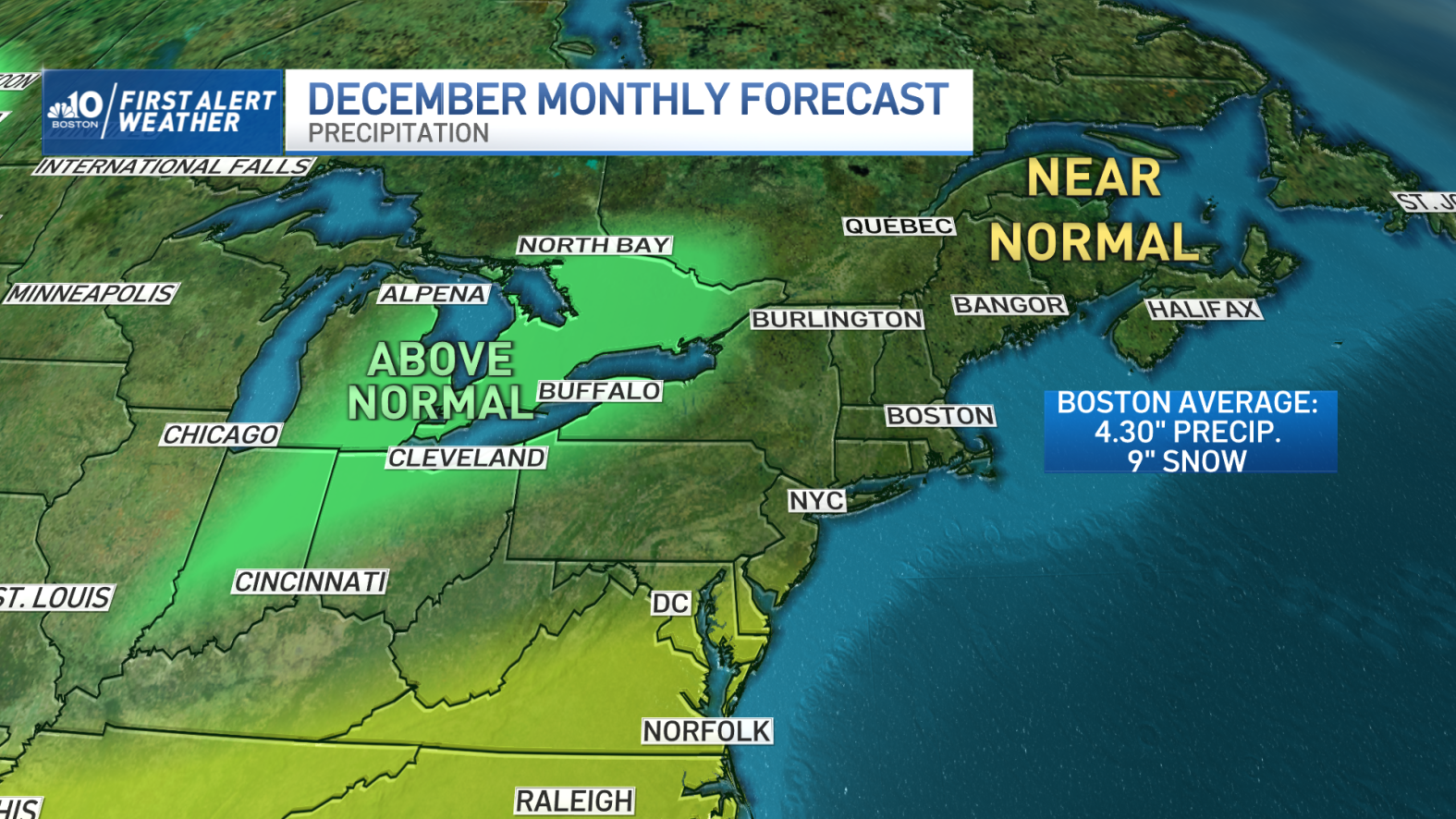 New England Winter Forecast 202122 When Will it Snow? NBC Boston
