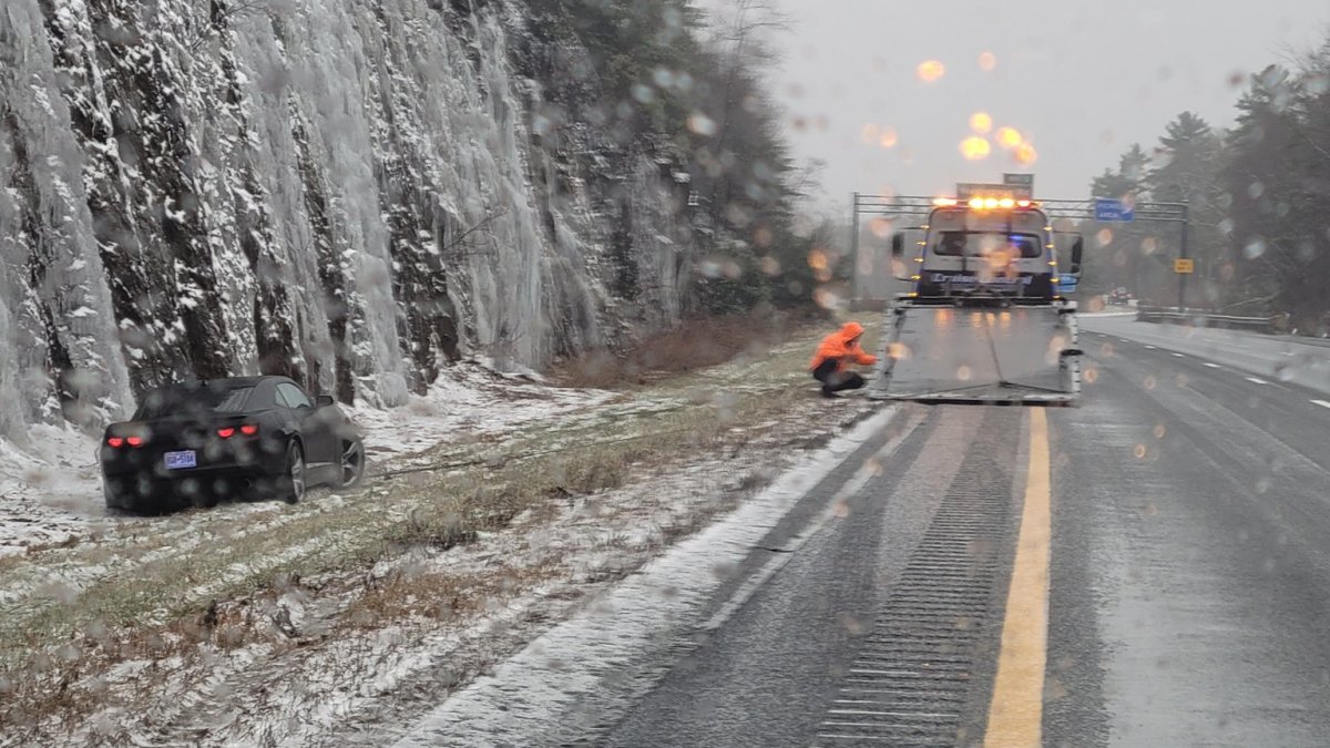 Icy Conditions Christmas Day Making For Slick Roads in Massachusetts ...