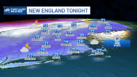 Storm Winds Down; It Turns Icy Monday Night as Temps Drop Near Zero North, Teens South