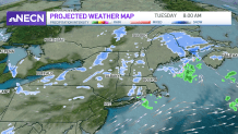 Tuesday precipitation map