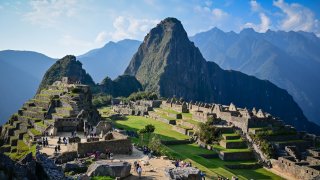 Inca Citadel Ruins of Machu Picchu Peru