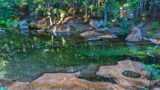 A file photo of the Ammonoosuc River in New Hampshire's White Mountain National Forest.