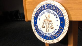 The seal of the Suffolk County District Attorney