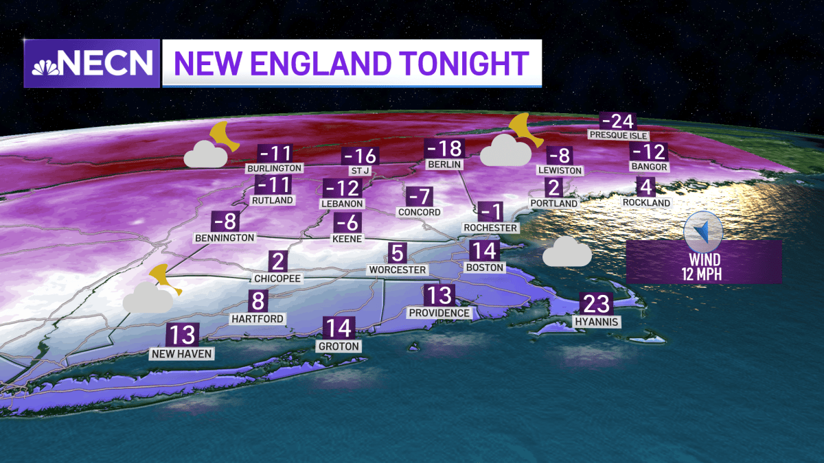 Cold Air and Incoming Snow Chances for the Weekend – NBC Boston