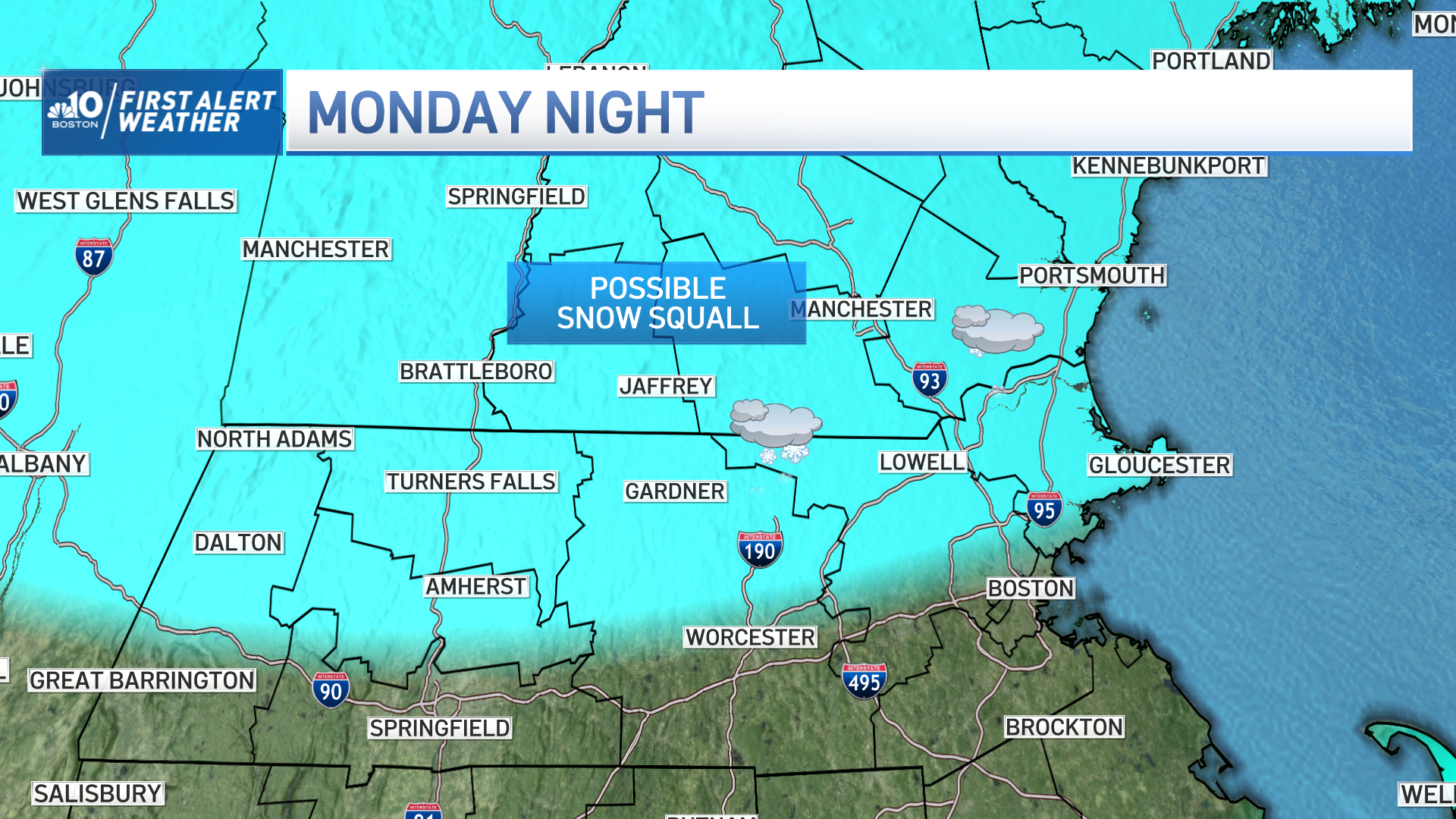 Snow Monday Night, Intense Cold To Follow – NBC Boston