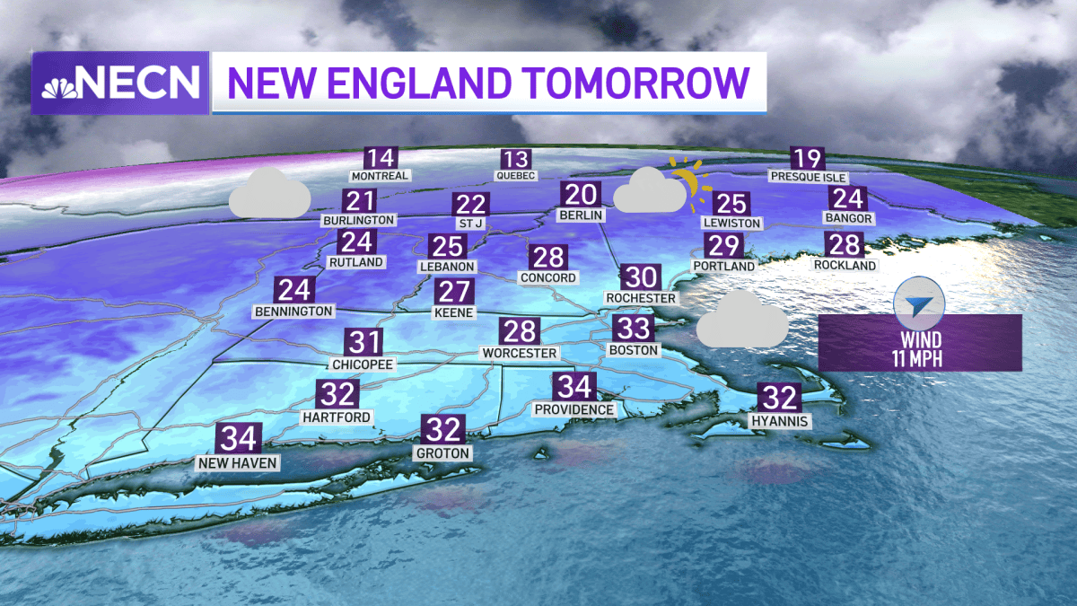 Chilly Afternoon With Mix of and Clouds – NBC Boston