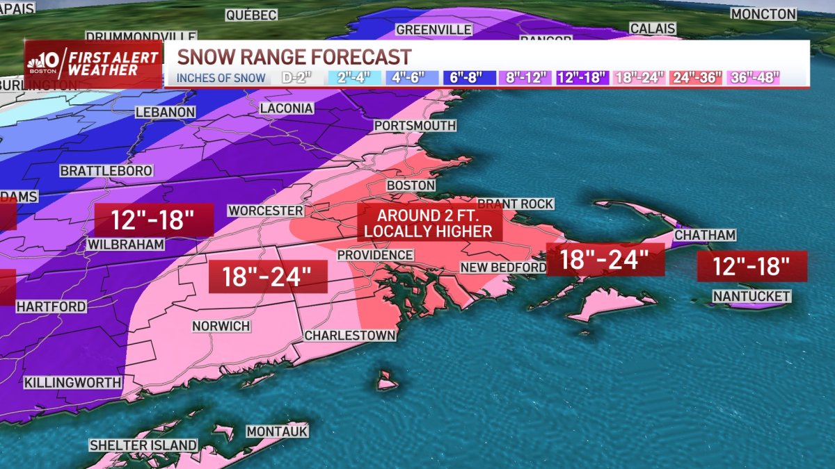 Blizzard Warning in Boston: How Much Snow Will Massachusetts Get? – NBC ...