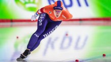 Ireen Wust of the Netherlands competes in the 3000-meter race during 2019 ISU World Allround Championships at Olympic Oval. (Sergei Belski-USA TODAY Sports)