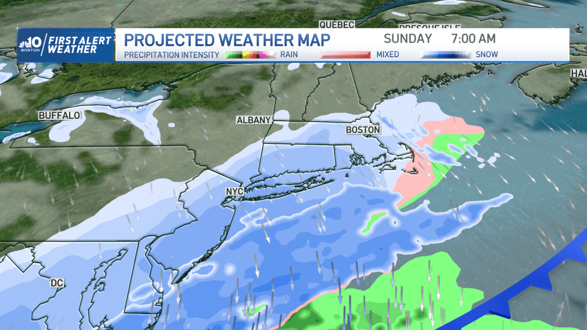 New England Weather: Temps in the 50s, Then Snow – NBC Boston