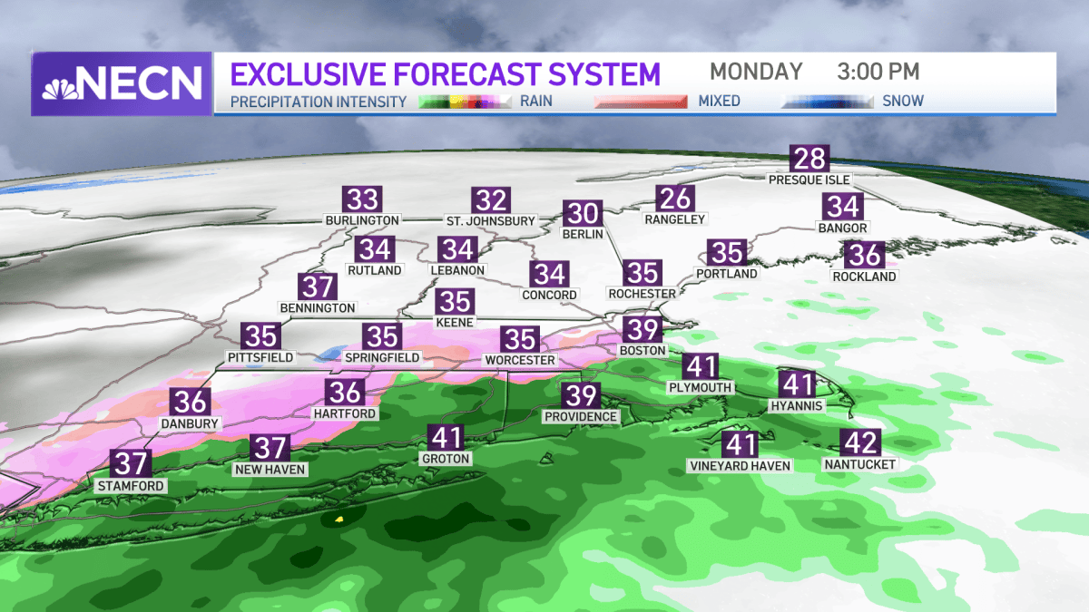 Unsettled Start to the Week Following Cold Weekend in New England – NBC ...