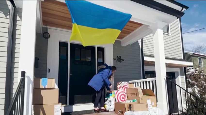 Mass. Woman Collects Donations For Her Home Country of Ukraine