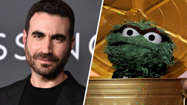 Beloved ‘Ted Lasso’ Grouch Meets ‘Sesame Street’ Star Oscar the Grouch ...