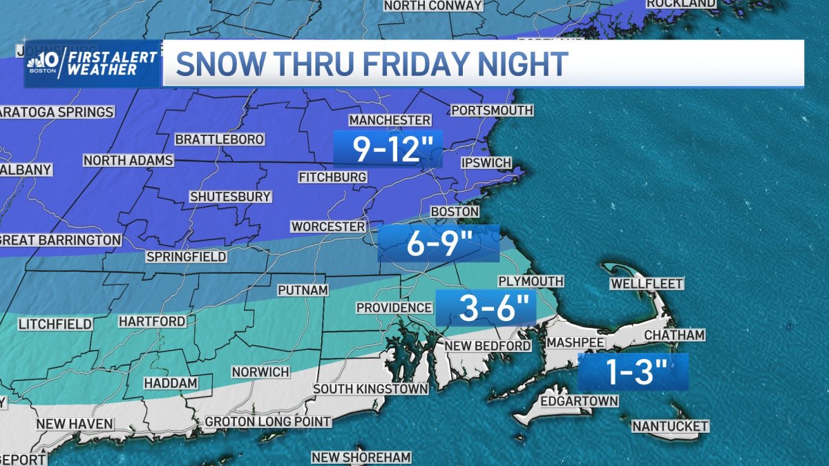 New England Weather: Rollercoaster Weather Ends With Snowstorm – NBC Boston
