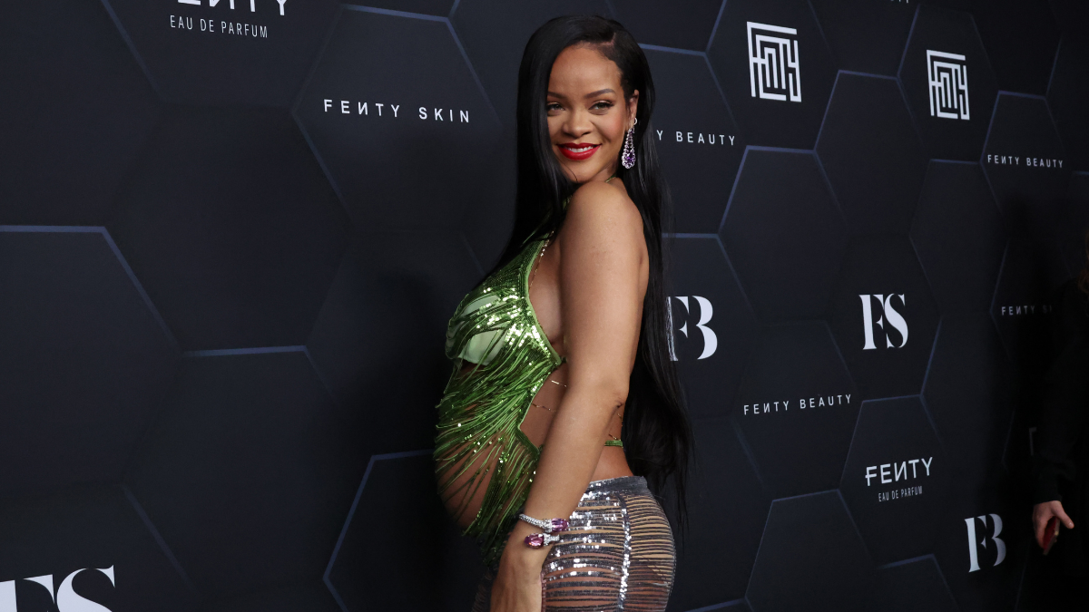 Only Rihanna Can Get Away With Wearing This Pants-less Look to the Airport