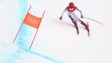 Mikaela Shiffrin of Team USA skis during the Women's Downhill on day 11 of the 2022 Winter Olympics at National Alpine Ski Centre on Feb. 15, 2022, in Yanqing, China.