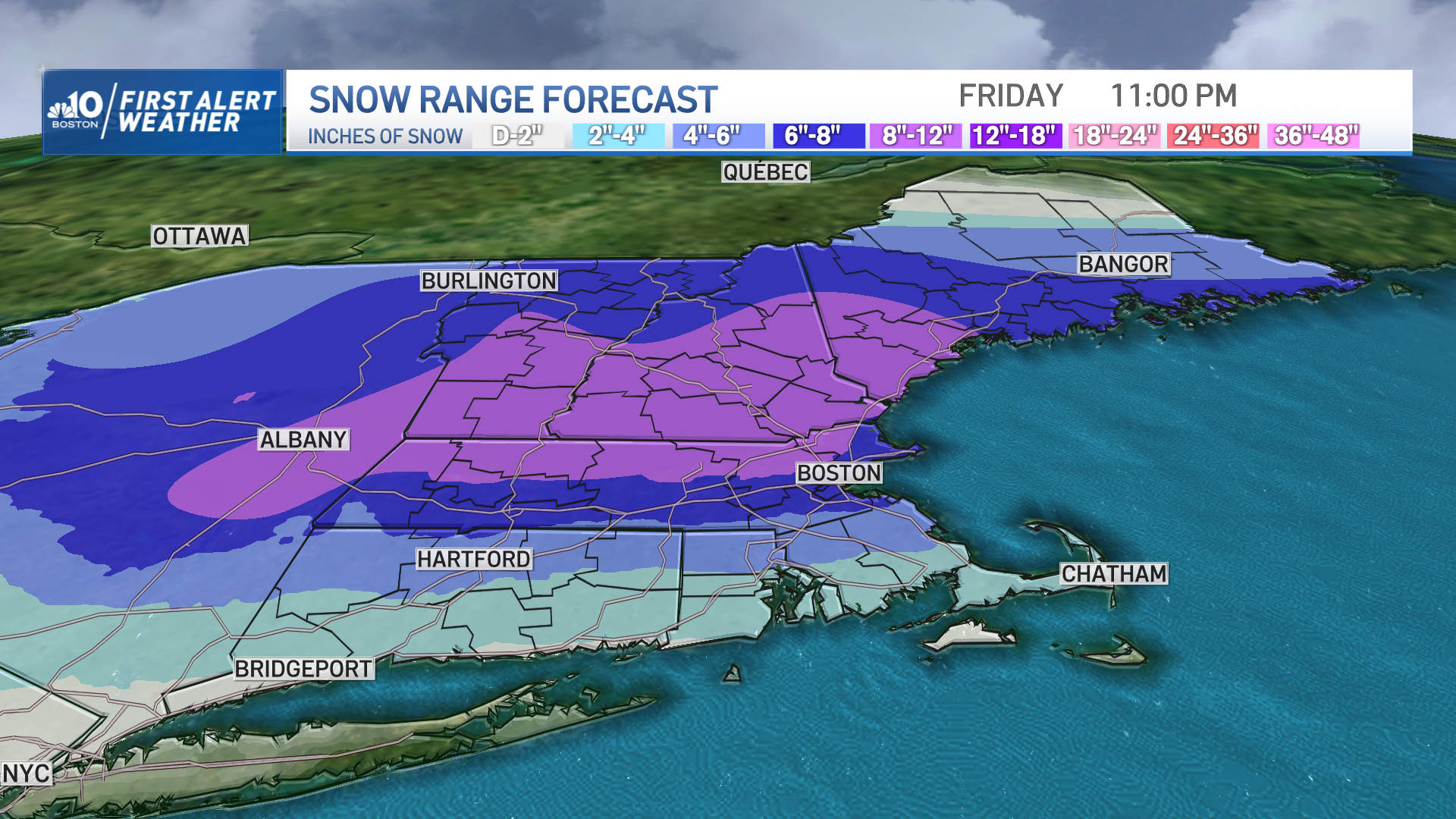 Boston Snow Forecast: When Will The Snow Stop In Massachusetts? – NBC ...