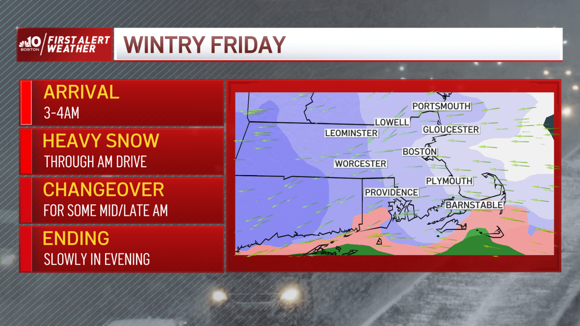 Boston Snow Forecast When Will the Snow Stop in Massachusetts? NBC