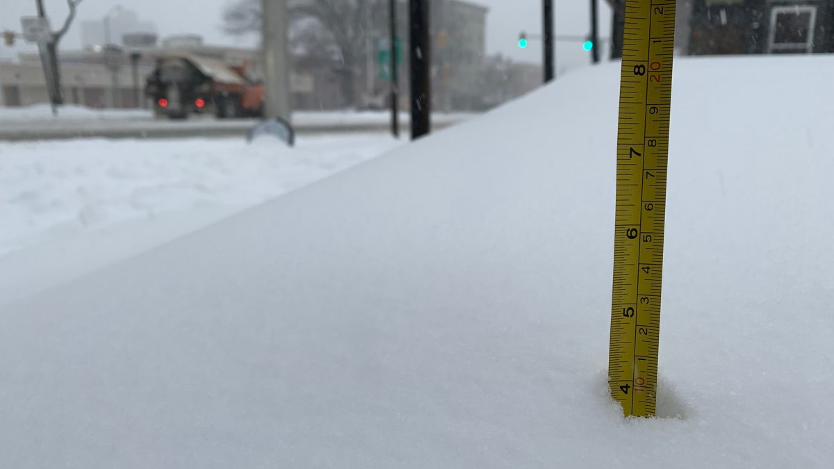 Snow Totals Massachusetts How Much Snow Has Fallen Today? NBC Boston