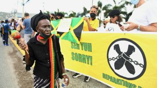 People calling for slavery reparations jamaica
