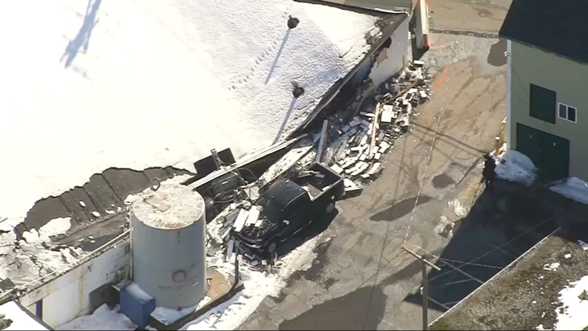 Building Collapses in Gloucester, Mass. NBC Boston