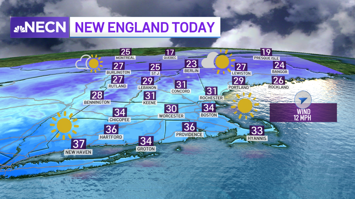 New England Forecast Wintry Mix Possible This Weekend NBC Boston