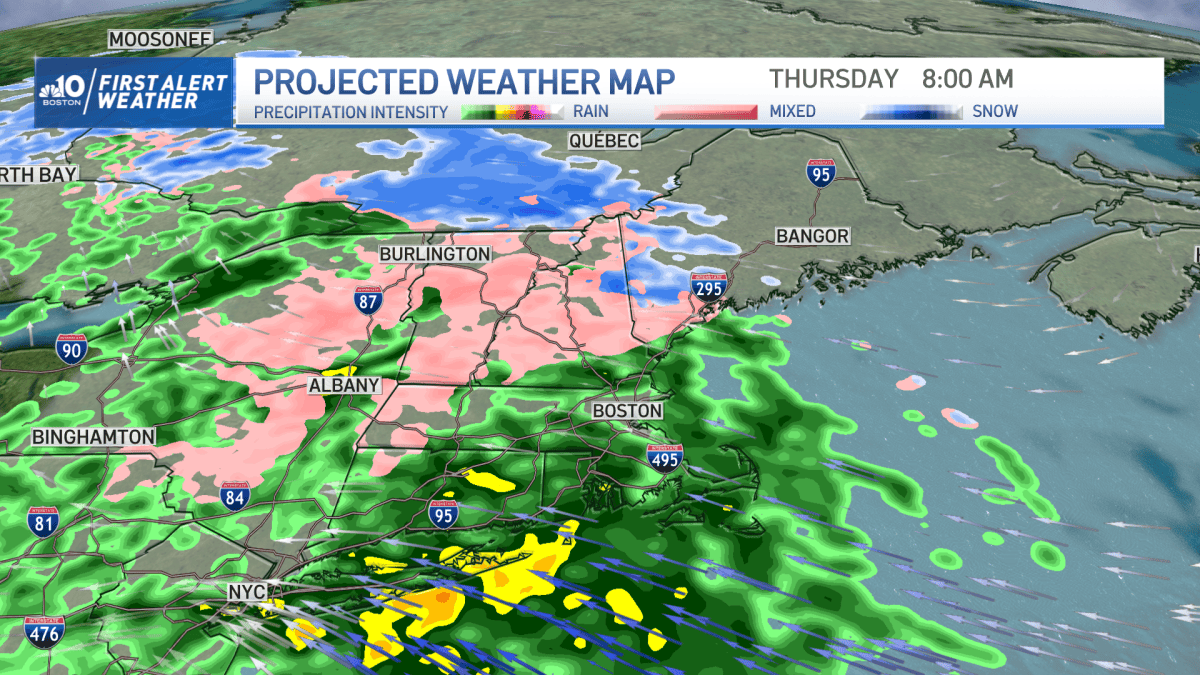 New England Weather: Soaking Rain by Thursday – NBC Boston