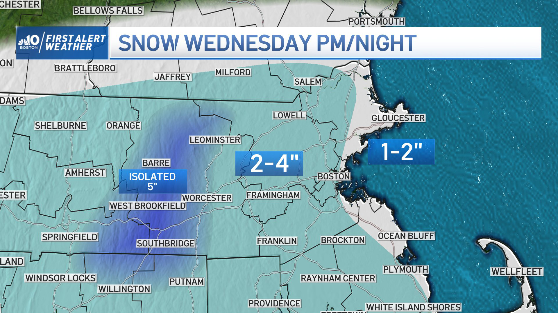 Snow Forecast Tomorrow In Massachusetts: How Much Snow Will We Get ...